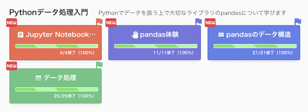 PyQデータ分析 進捗100%