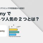 Udemyのプログラミング学習動画（日本語）でダントツ人気の2つとは？